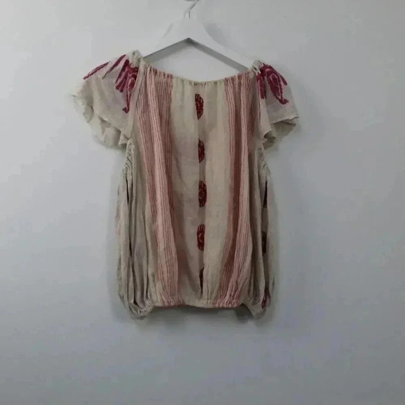 Free people NWT boho waisted pheasant top - Picture 5 of 9